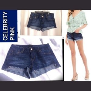 *5 for $30*CELEBRITY PINK RAW HEM FLIP CUFF SHORTS